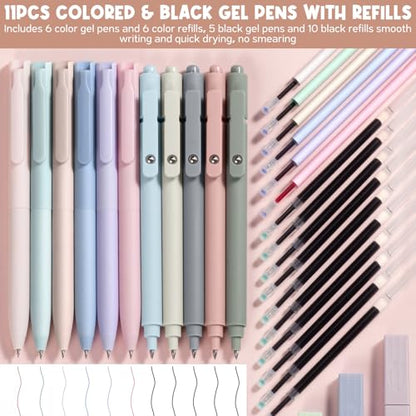 65PCS Aesthetic School Supplies Back to School Supplies Cute Stationary Set (65 Count)