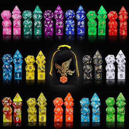 15 Sets Polyhedral Dice (105 Count)