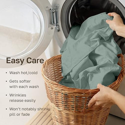 Organic Cotton Twin Bed Sheet Set