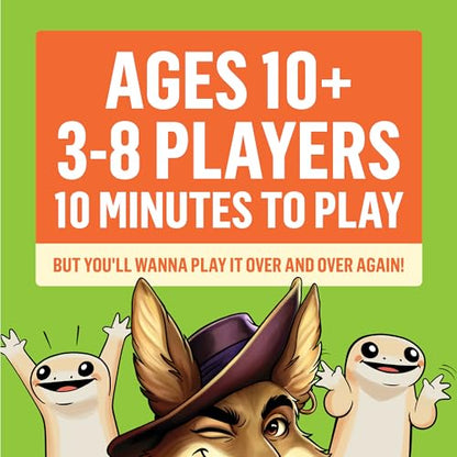 Coyote, 3-8 Players, Age 10+ Card Game