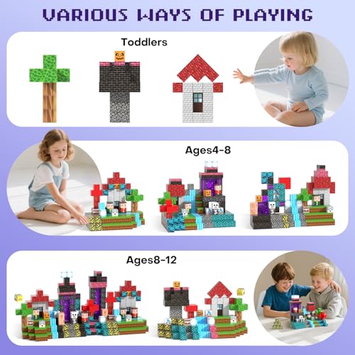 150Pcs 0.8in Magnetic Building Blocks (150 Count)