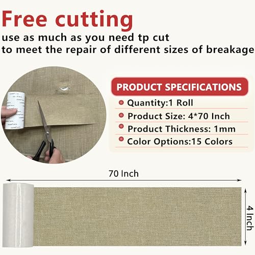 Linen Repair Tape 4x70 Inch Self