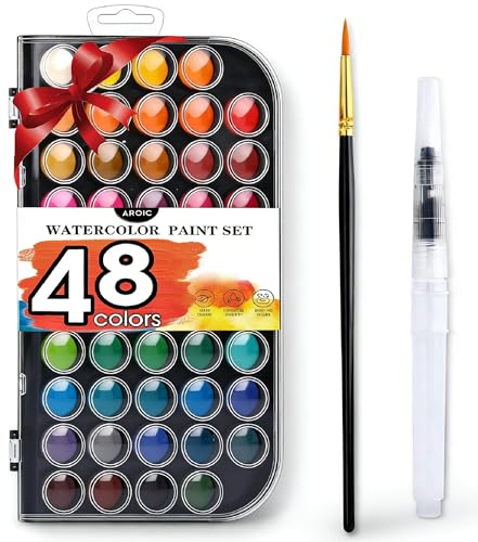 48 Colors Watercolor Paint (12 Ounce)