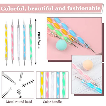 14 Pcs Dotting Tools Embossing Tool Dotting Tools Set Rock Painting