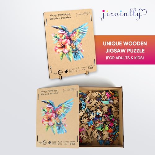Wooden Puzzles for Adults Hummingbirds 200 Pieces Jigsaw Puzzle (200 Count)
