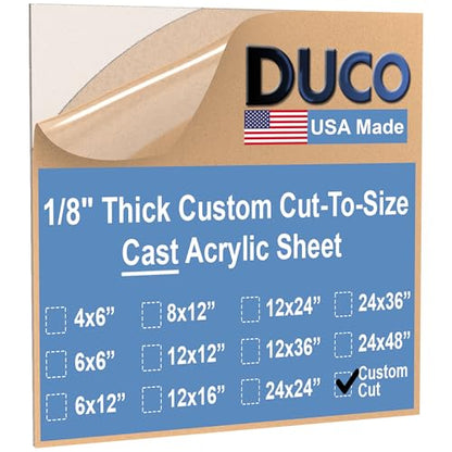 Duco Clear Cast Custom Size Acrylic Sheets 1