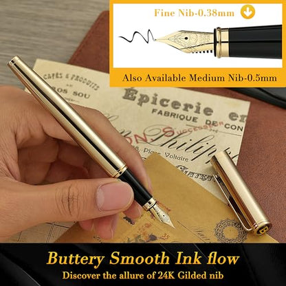 Gold Personalized Fountain Pen