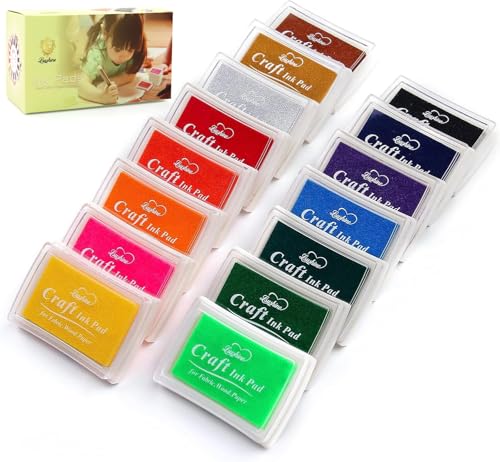 15 Colors Craft Ink Pads (15 Count)