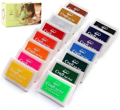15 Colors Craft Ink Pads (15 Count)