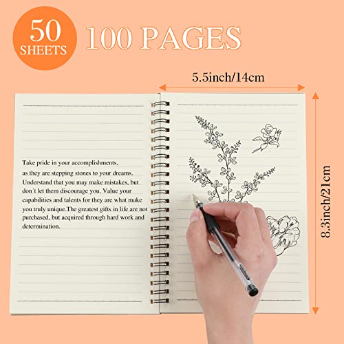 18 Pcs Spiral Notebooks