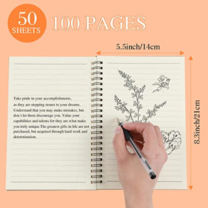 18 Pcs Spiral Notebooks