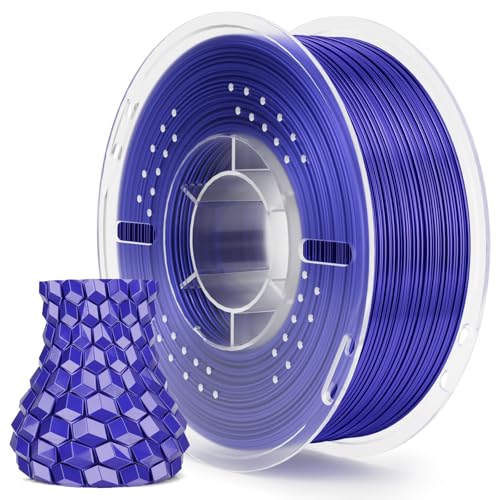Silk PLA 3D Printer Filament 1.75mm Bluish Purple 1KG (35.274 Ounce)