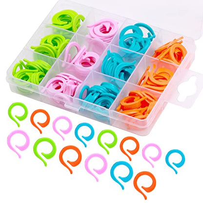 Stitch Markers for Crocheting Knitting 160pcs Crochet Stitch Markers