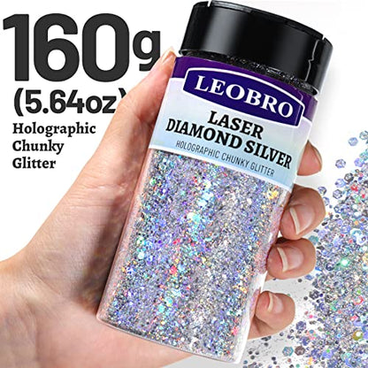 Silver Glitter (5.64 Ounce)