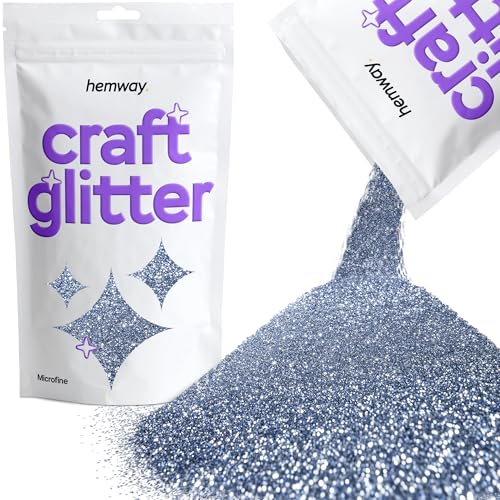 Craft Glitter Azure Blue 100g Microfine Glitter (3.5 Ounce)