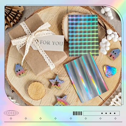 24 Sheets Holographic Cardstock 8.5 x 11 Inch (24 Count)