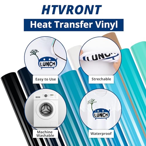 Heat Transfer Vinyl Blue HTV Vinyl