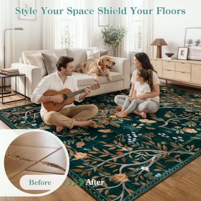 Boho Floral 2x6 Kitchen Runner Rug