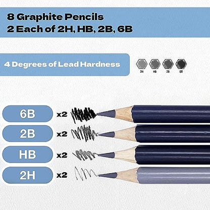 Sketch Pencils for Drawing (8 Count)