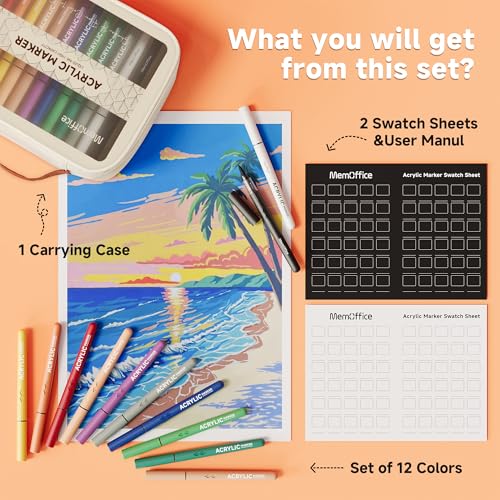 Acrylic Paint Markers (12 Count)