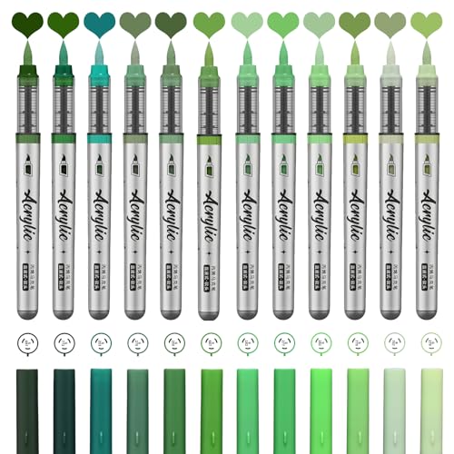 Green Acrylic Paint Pens