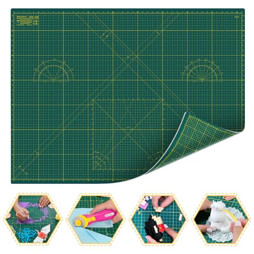Self Healing Cutting Mat A0 36"x 48" Double Sided Green Mat