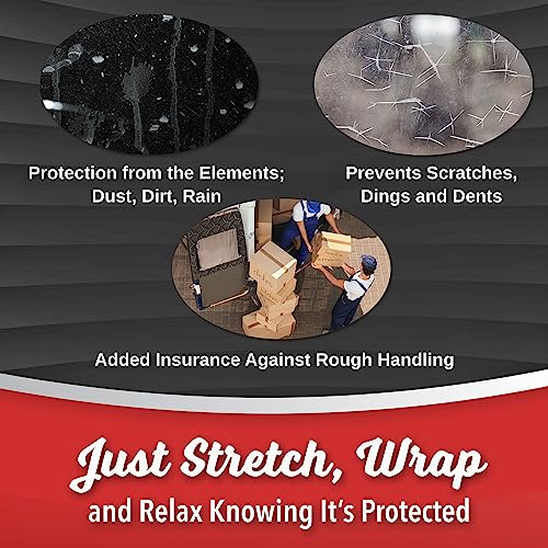 Mini Stretch Wrap 8 Pack 5 Inch 1000 Ft 80 Gauge Shrink Wrap