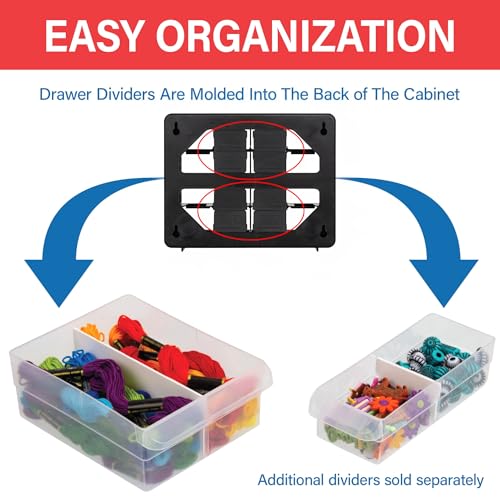 16 Drawer Plastic Storage Cabinet
