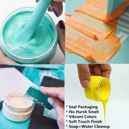 Chalk Paste Paint for Christmas Stencils Set 20 Pcs (20 Count)
