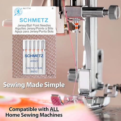 Jersey Ball Point Sewing Machine Needles (25 Count)