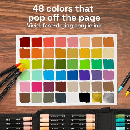48 Acrylic Paint Markers (48 Count)