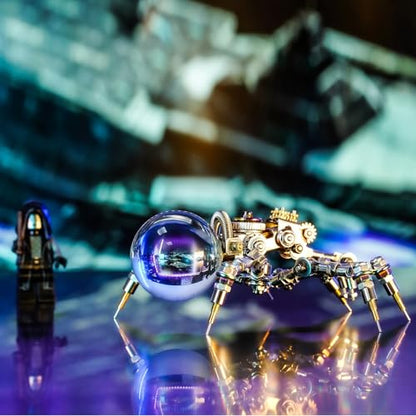 Mostarle Crystal Lamp Jumping Spider 3D Metal Puzzle
