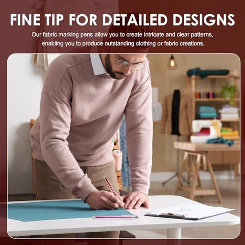 24pcs Heat Erasable Pens for Fabric (24 Count)