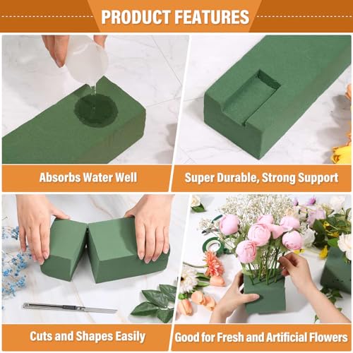 8 Pcs Floral Foam Blocks for Flower Arrangement