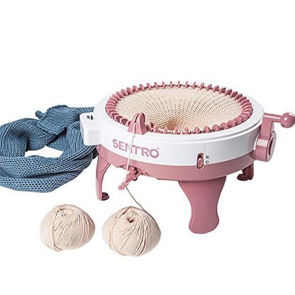 SENTRO 48 Needles Knitting Machine with Electric Adapter