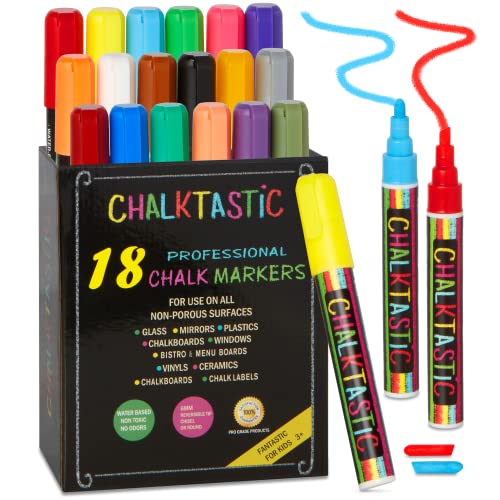 CHALK MARKERS By FANTASTIC MEGA 18 Pack