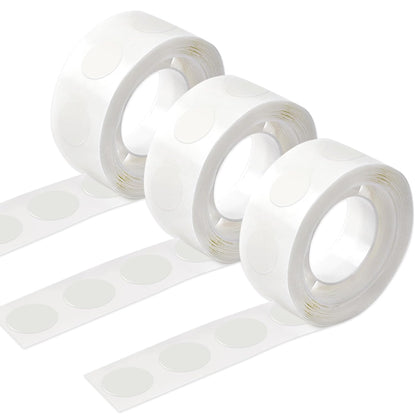UPINS Glue Points Dots, 300Pcs Balloon Glue Adhesive Dots Double Sided Removable Glue Tape Dots for Balloons Crafts Decoration, 15 mm