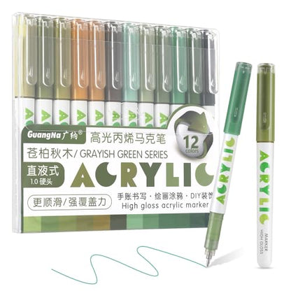Acrylic Gel Pens (12 Count)
