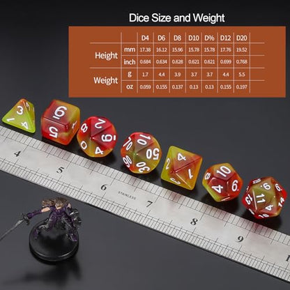 15 Sets Polyhedral Dice (105 Count)