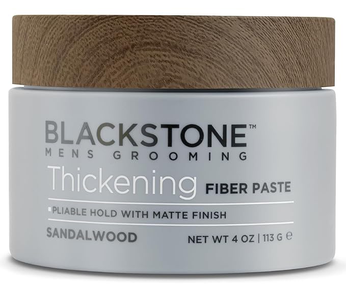 Men's Grooming Thickening Fiber Paste Gel for Hair Styling (8 Ounce)
