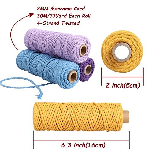Macrame Cord 3mm x 594 Yards (1782 Foot)