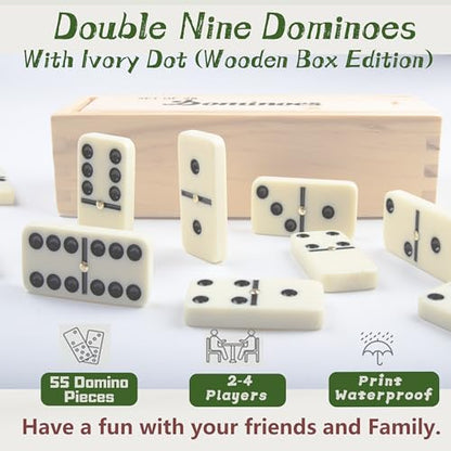 Double Nine Dominoes for Adults