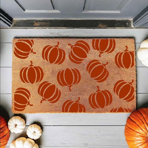 Fall Stencils for Door Mats 27" x14” Fall Doormat Stencils for Painting (6 Count)