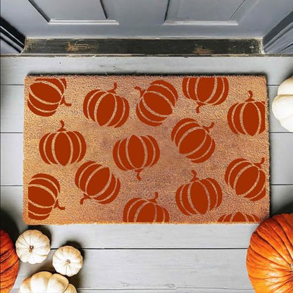 Fall Stencils for Door Mats 27" x14” Fall Doormat Stencils for Painting (6 Count)