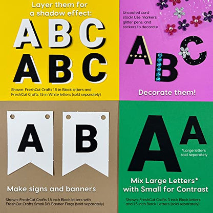 1.5 Inch Bulletin Board Letters & Numbers (728 Count)