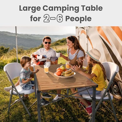 46.4" Large Camping Table for 2