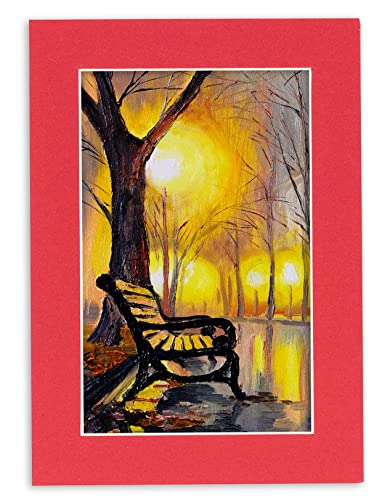 Pack of 25 Acid Free 11x14 Mats Bevel Cut for 9x12 Photos (25 Count)