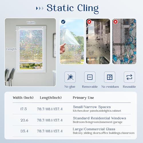 Window Privacy Film (25.83 Sq Ft)