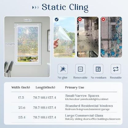 Window Privacy Film (25.83 Sq Ft)