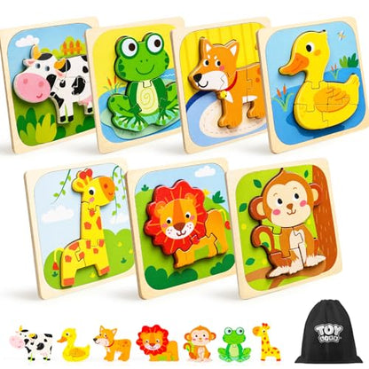 Toddler Puzzles Ages 2 (7 Count)